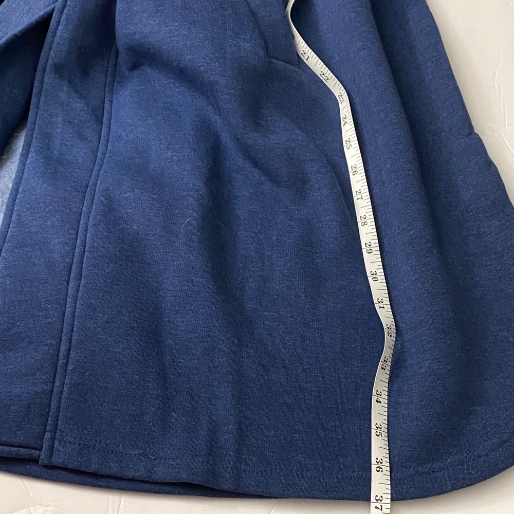 The Pyramid Collection Oversized Midnight Blue Women's Jacker Robe - Picture 16 of 16